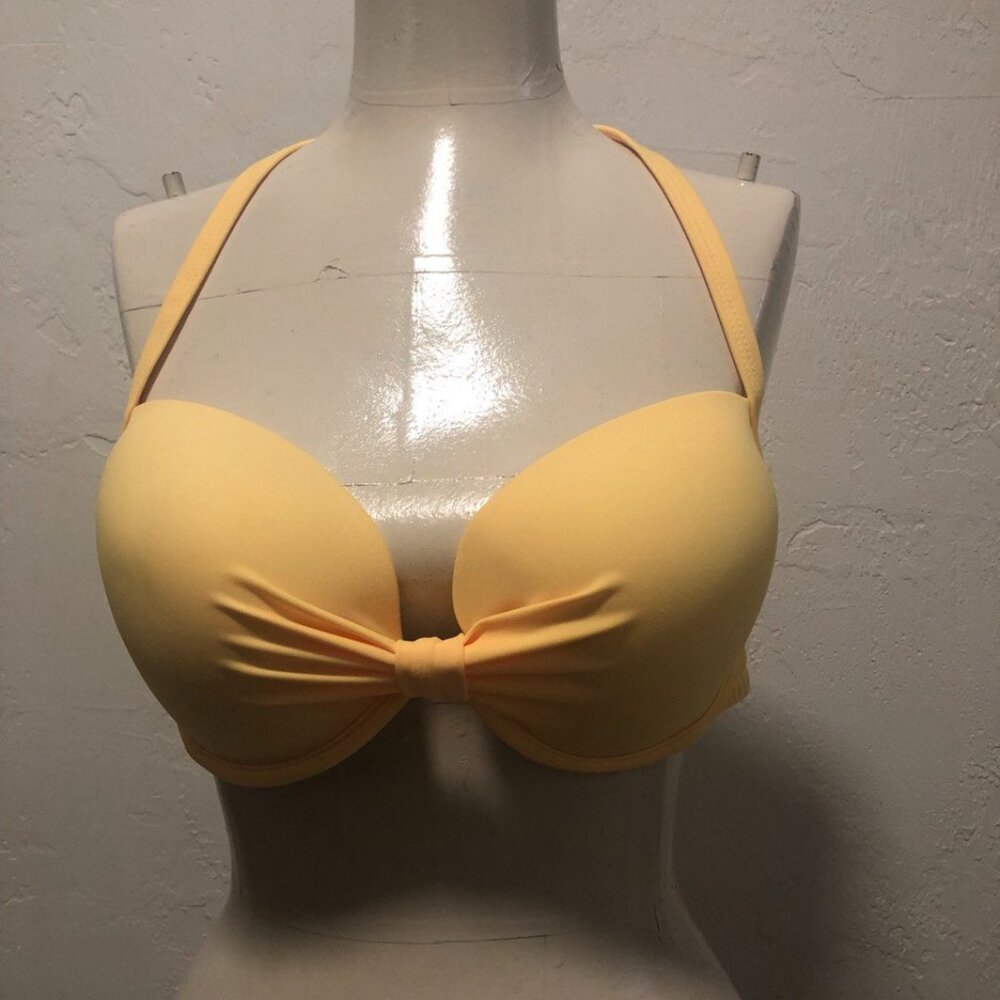 NWOT yellow Venus  swim top